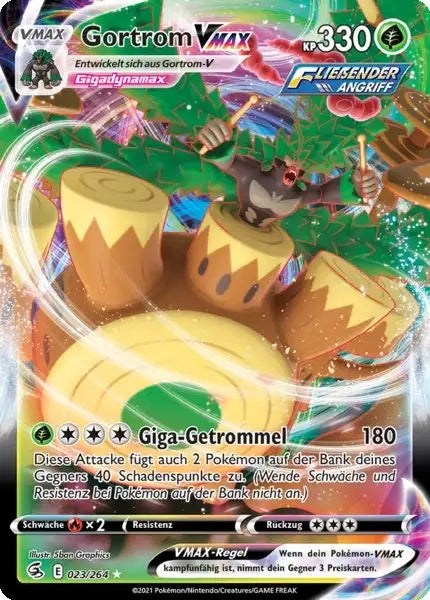 gortrom vmax 023/264 – Pokémon Fusionsangriff Karte