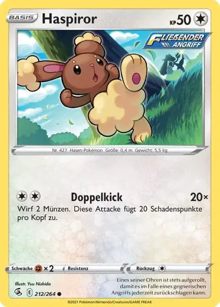 haspiror 212/264 – Pokémon Fusionsangriff Karte
