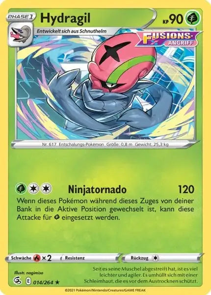 hydragil 014/264 – Pokémon Fusionsangriff Karte