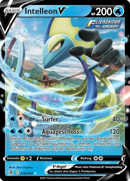 intelleon v 078/264 – Pokémon Fusionsangriff Karte
