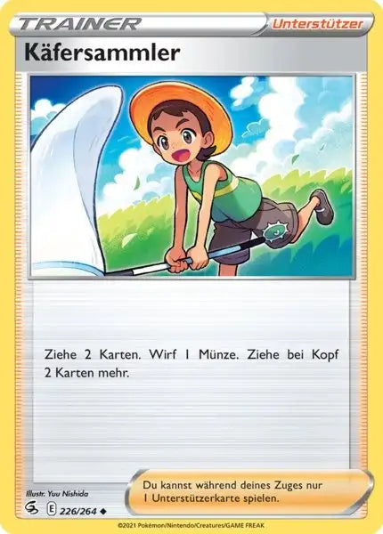 kaefersammler 226/264 – Pokémon Fusionsangriff Karte
