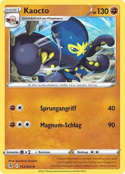 kaocto 153/264 – Pokémon Fusionsangriff Karte