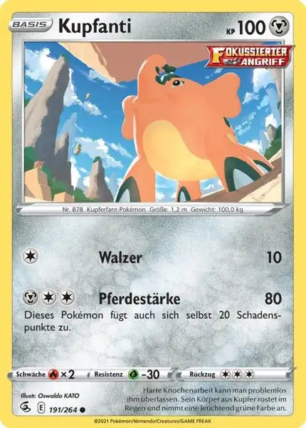 kupfanti 191/264 – Pokémon Fusionsangriff Karte