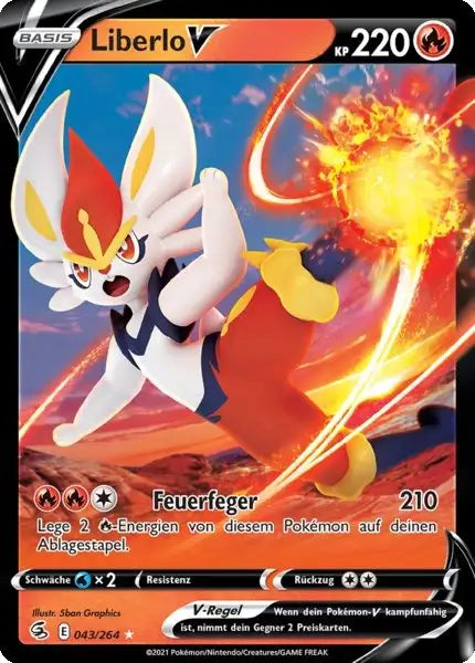 liberlo v 043/264 – Pokémon Fusionsangriff Karte