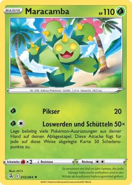 maracamba 012/264 – Pokémon Fusionsangriff Karte