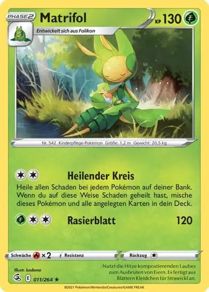 matrifol 011/264 – Pokémon Fusionsangriff Karte