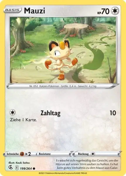 mauzi 199/264 – Pokémon Fusionsangriff Karte