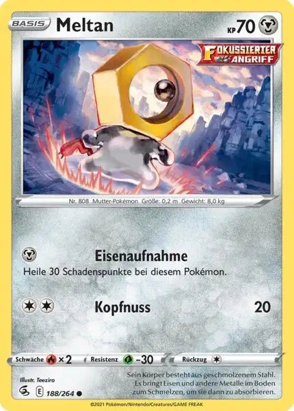 meltan 188/264 – Pokémon Fusionsangriff Karte