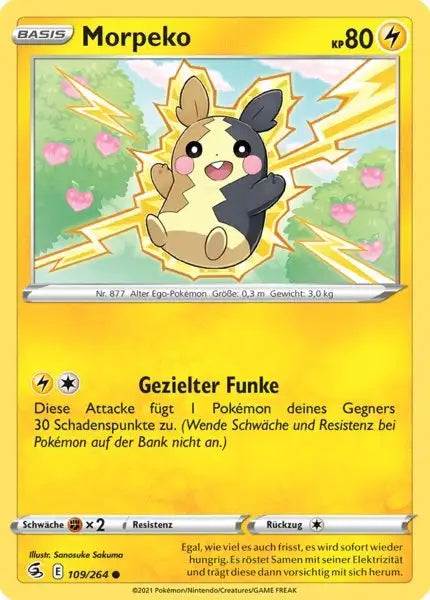 morpeko 109/264 – Pokémon Fusionsangriff Karte