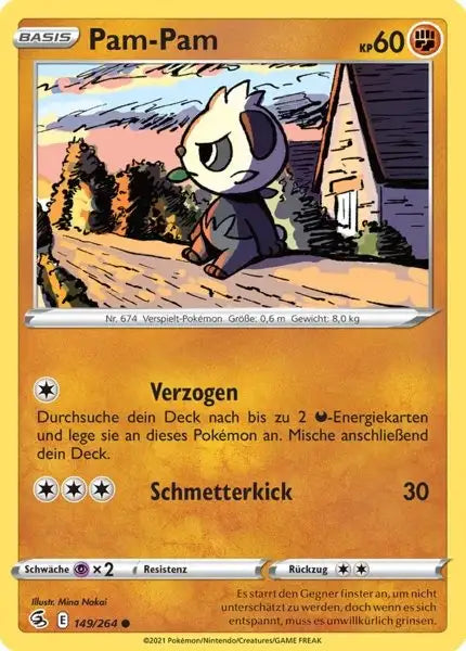 pam pam 149/264 – Pokémon Fusionsangriff Karte