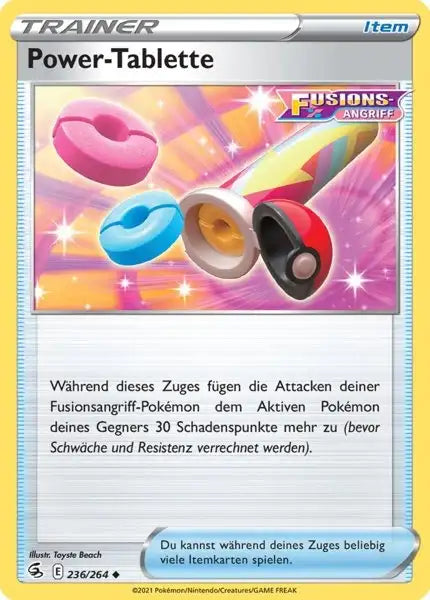 power tablette 236/264 – Pokémon Fusionsangriff Karte