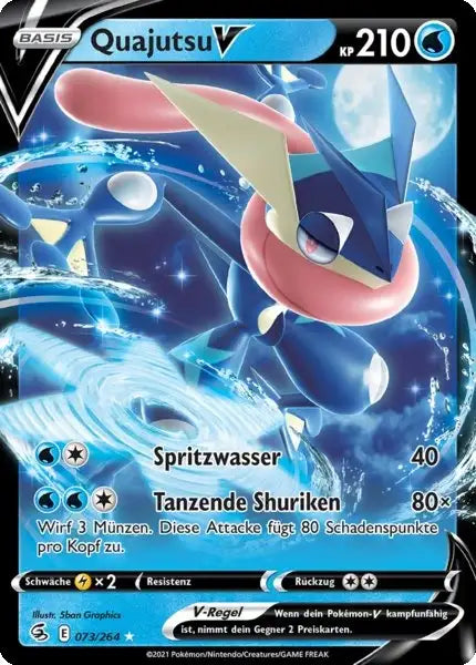 quajutsu v 073/264 – Pokémon Fusionsangriff Karte