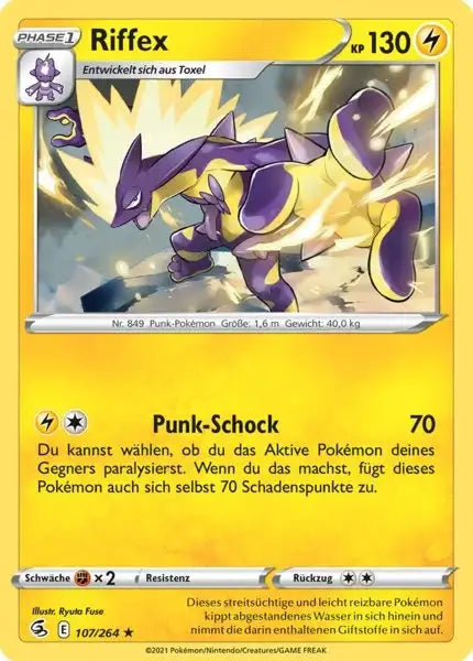 riffex 107/264 – Pokémon Fusionsangriff Karte
