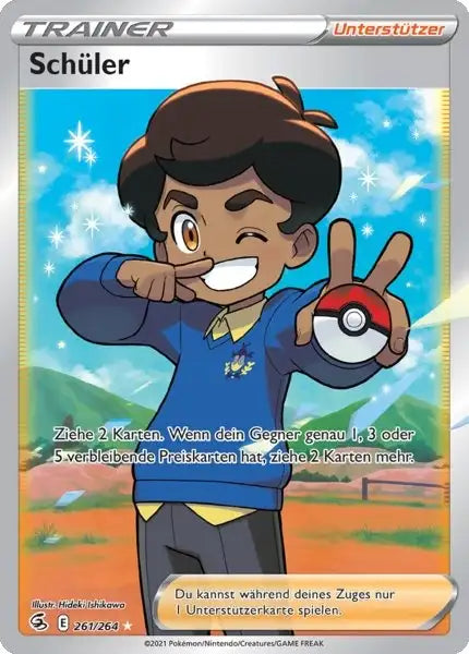 schueler 261/264 – Pokémon Fusionsangriff Karte