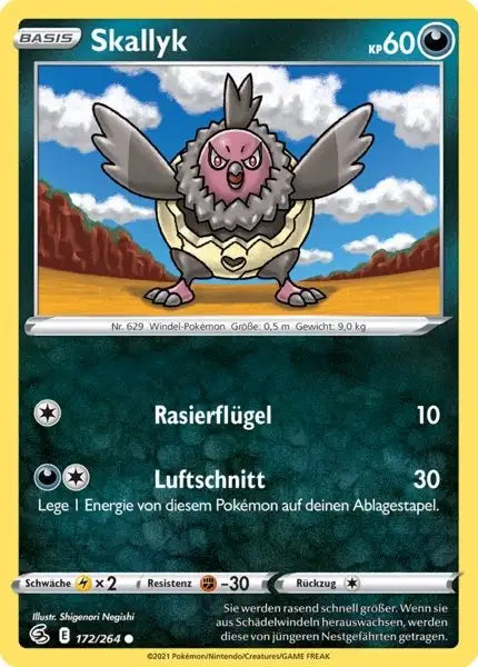 skallyk 172/264 – Pokémon Fusionsangriff Karte