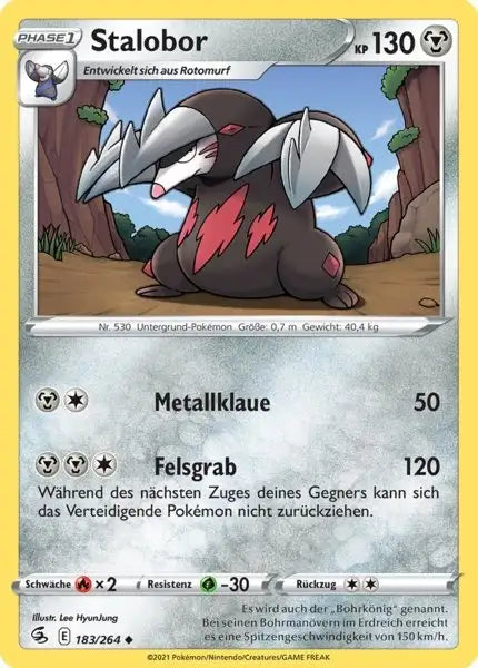 stalobor 183/264 – Pokémon Fusionsangriff Karte