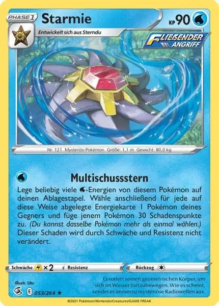 starmie 053/264 – Pokémon Fusionsangriff Karte