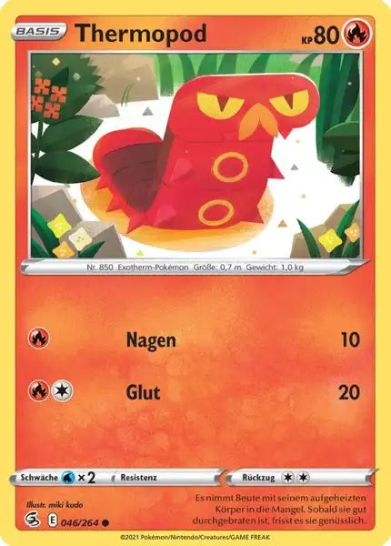 thermopod 046/264 – Pokémon Fusionsangriff Karte