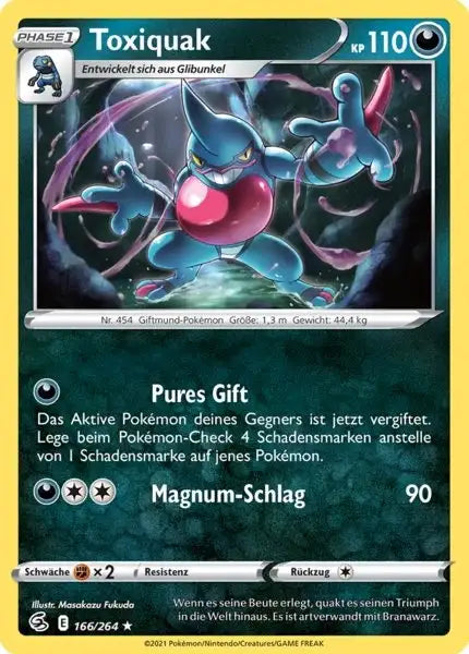 toxiquak 166/264 – Pokémon Fusionsangriff Karte