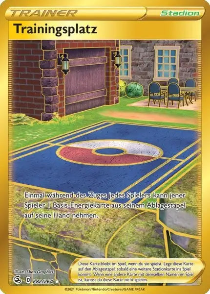 trainingsplatz 282/264 – Pokémon Fusionsangriff Karte