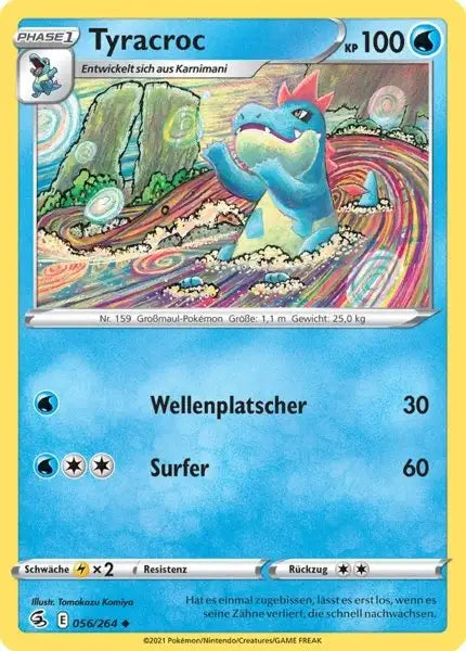 tyracroc 056/264 – Pokémon Fusionsangriff Karte
