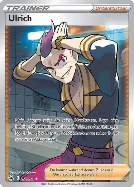 ulrich 264/264 – Pokémon Fusionsangriff Karte