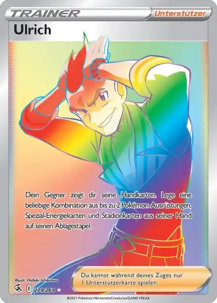 ulrich 279/264 – Pokémon Fusionsangriff Karte