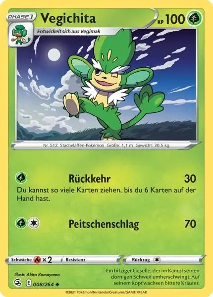 vegichita 008/264 – Pokémon Fusionsangriff Karte