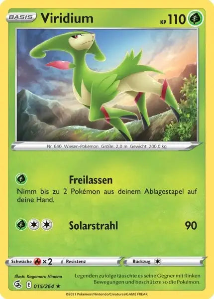 viridium 015/264 – Pokémon Fusionsangriff Karte