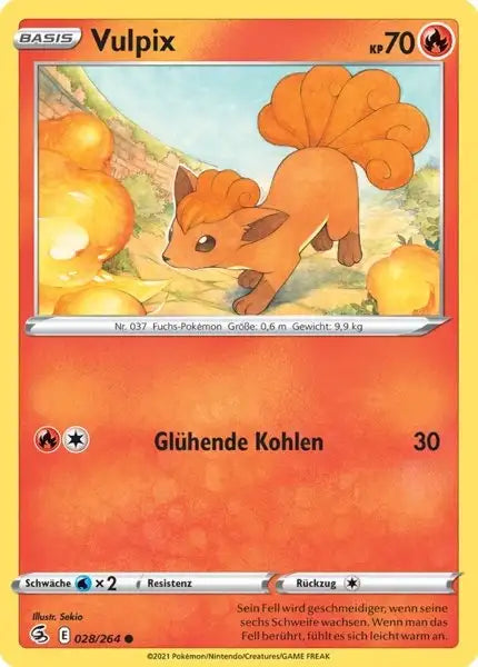 vulpix 028/264 – Pokémon Fusionsangriff Karte