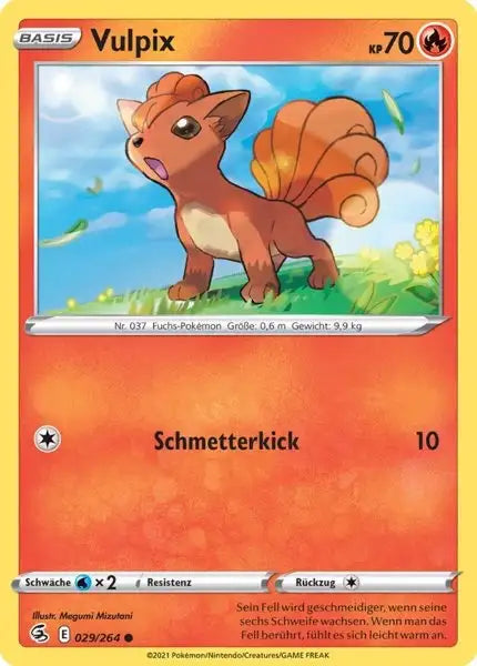 vulpix 029/264 – Pokémon Fusionsangriff Karte