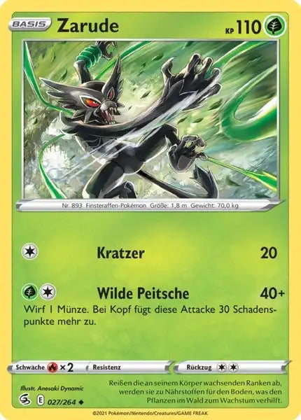 zarude 027/264 – Pokémon Fusionsangriff Karte