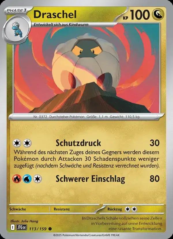 Draschel 113/159 – Pokémon Reisegefährten Karte