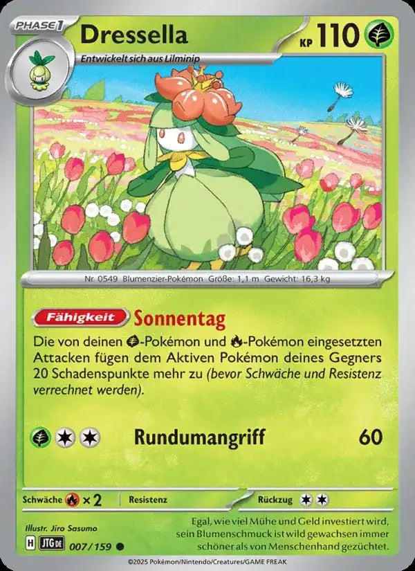Dressella 007/159 – Pokémon Reisegefährten Karte