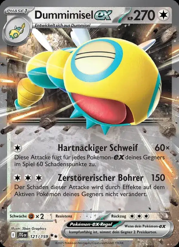 Dummimisel ex 121/159 – Pokémon Reisegefährten Karte