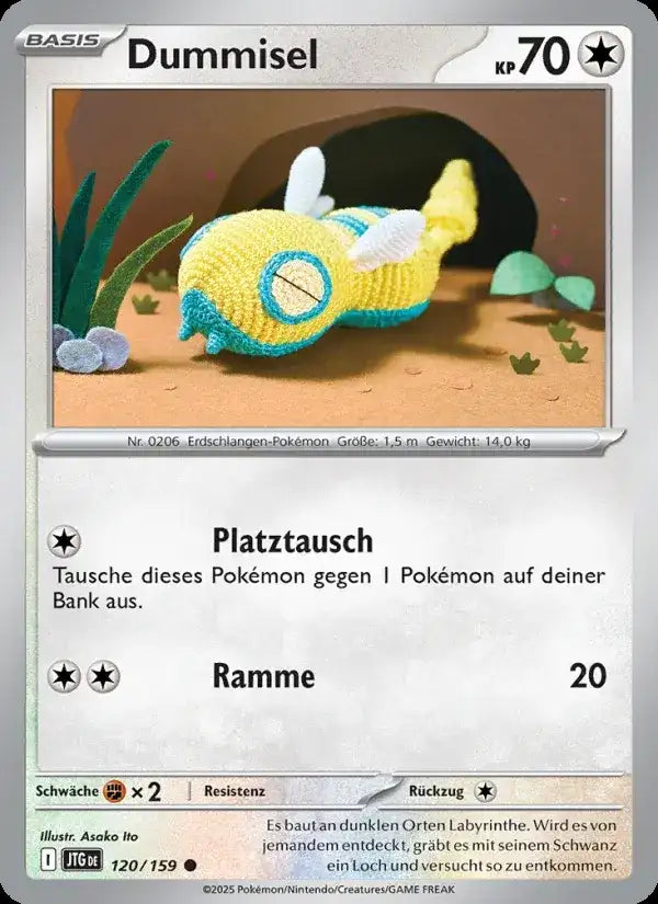 Dummisel 120/159 – Pokémon Reisegefährten Karte