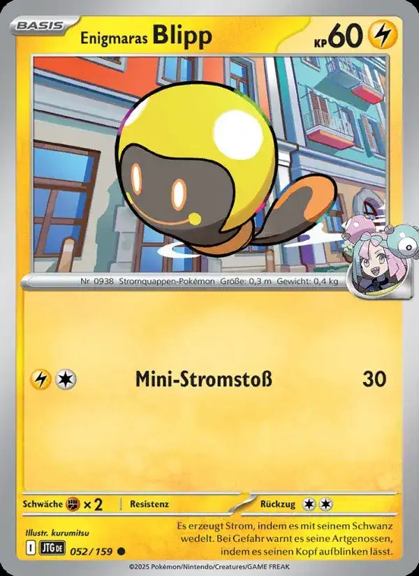 Enigmaras blipp 052/159 – Pokémon Reisegefährten Karte