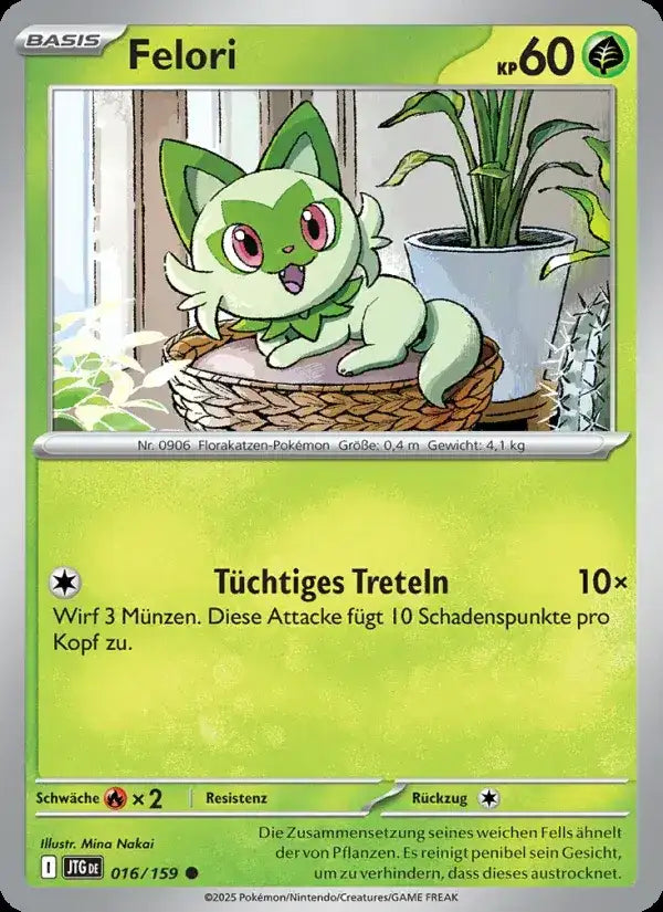 Felori 016/159 – Pokémon Reisegefährten Karte
