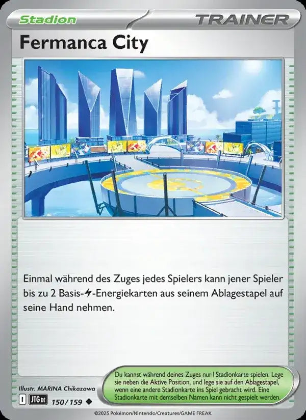 Fermanca city 150/159 – Pokémon Reisegefährten Karte