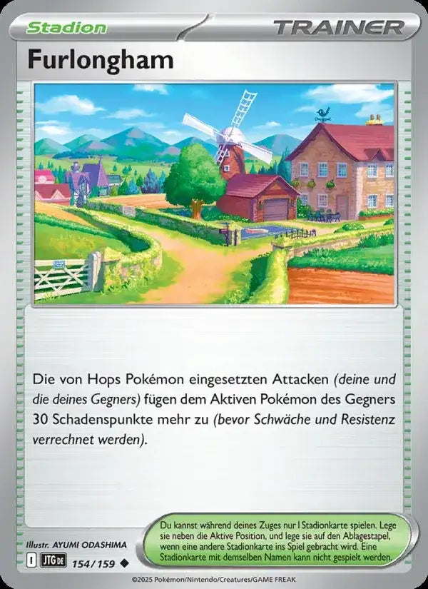 Furlongham 154/159 – Pokémon Reisegefährten Karte