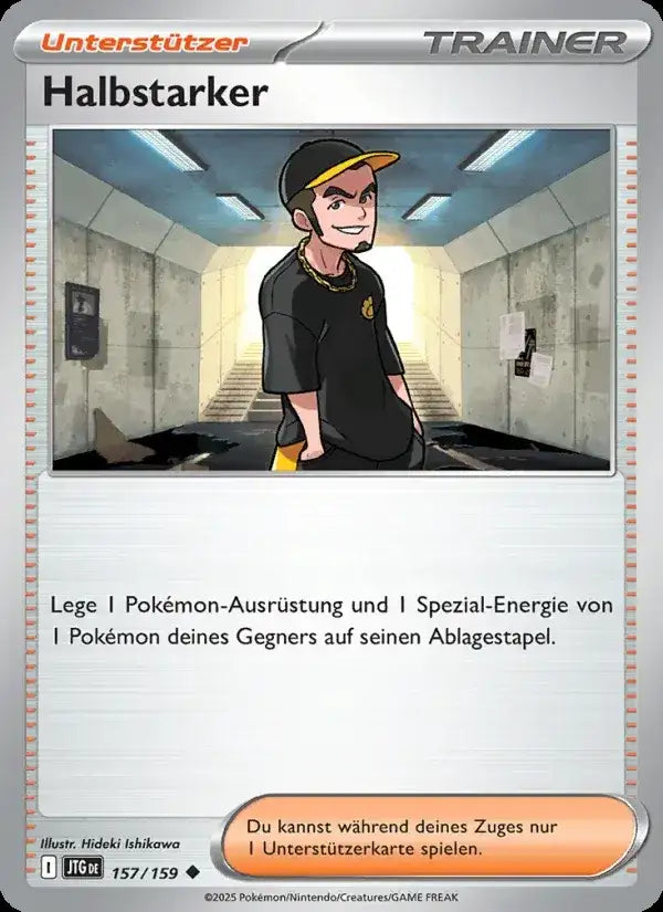 Halbstarker 157/159 – Pokémon Reisegefährten Karte