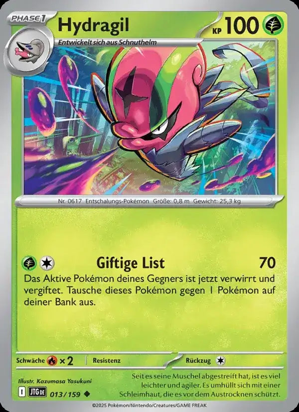 Hydragil 013/159 – Pokémon Reisegefährten Karte
