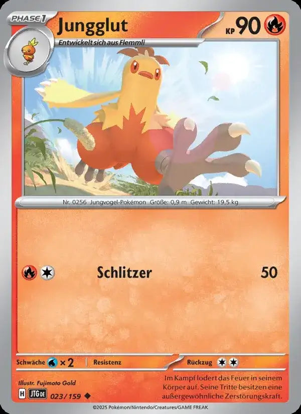 Jungglut 023/159 – Pokémon Reisegefährten Karte