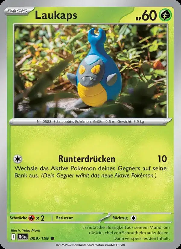 Laukaps 009/159 – Pokémon Reisegefährten Karte