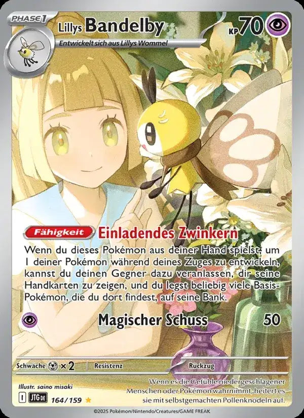 Lillys bandelby 164/159 – Pokémon Reisegefährten Karte