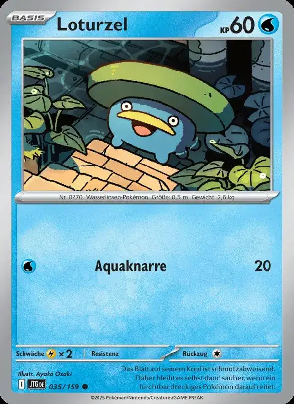 Loturzel 035/159 – Pokémon Reisegefährten Karte
