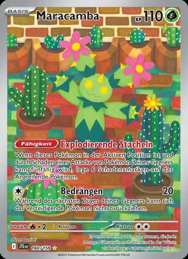 Maracamba 160/159 – Pokémon Reisegefährten Karte