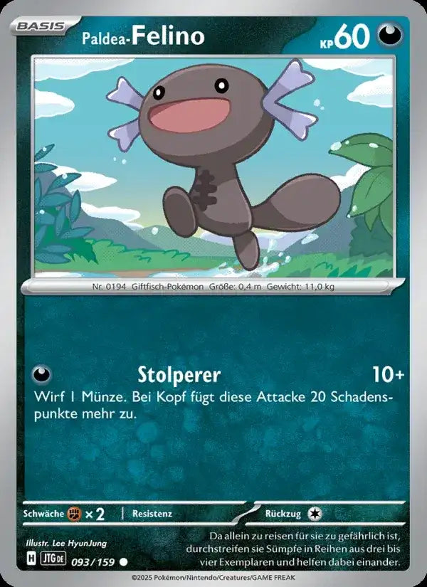 Paldea felino 093/159 – Pokémon Reisegefährten Karte