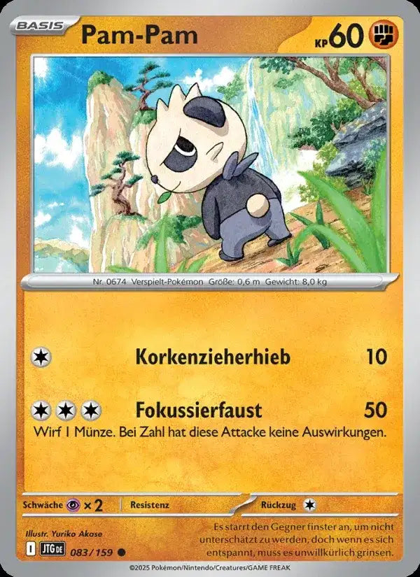 Pam pam 083/159 – Pokémon Reisegefährten Karte