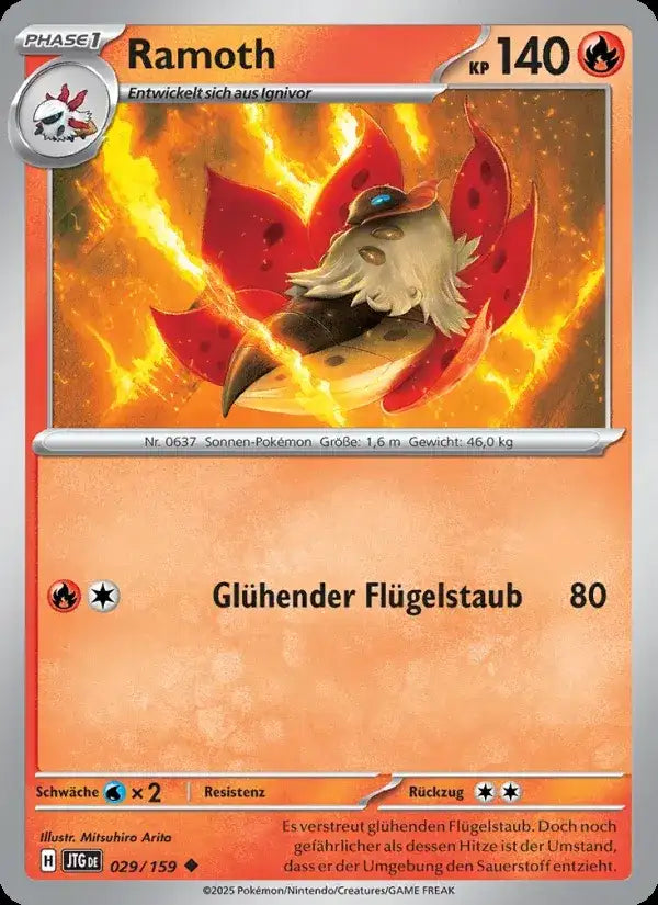 Ramoth 029/159 – Pokémon Reisegefährten Karte